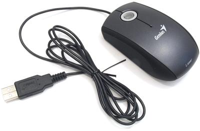 Мышь Genius Traveler 355 Laser, 800/1600 dpi, USB, темно-серая, 3btn+TouchScroll
